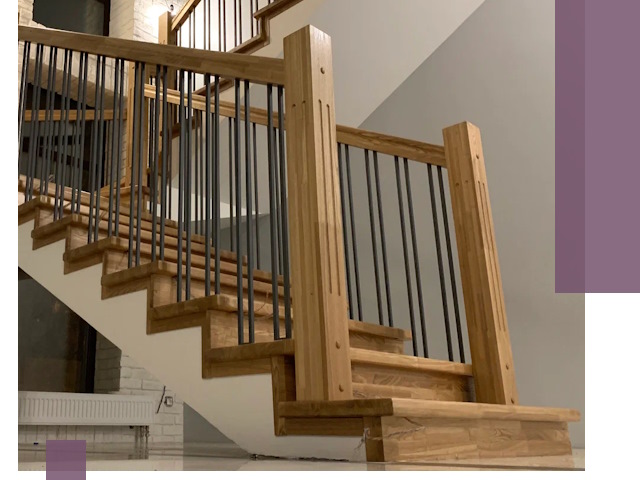 Реставрация деревянных и металлических лестниц в Новотроицке