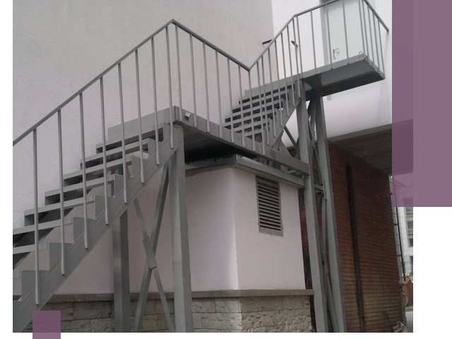 Монтаж пожарных лестниц под ключ в Новотроицке с гарантией качества