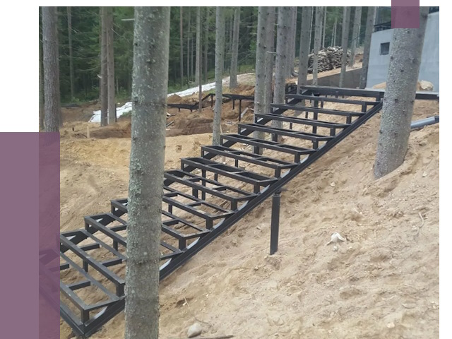 Монтаж металлических лестниц в Новотроицке от 13870 руб. 