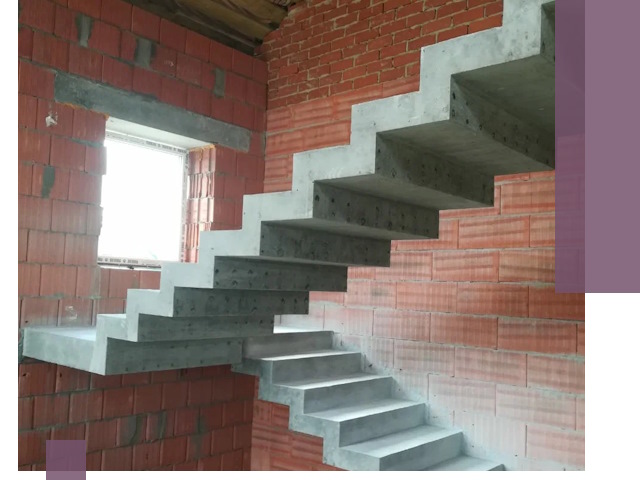 Бетонные лестницы под ключ в Новотроицке: монтаж, демонтаж, ремонт