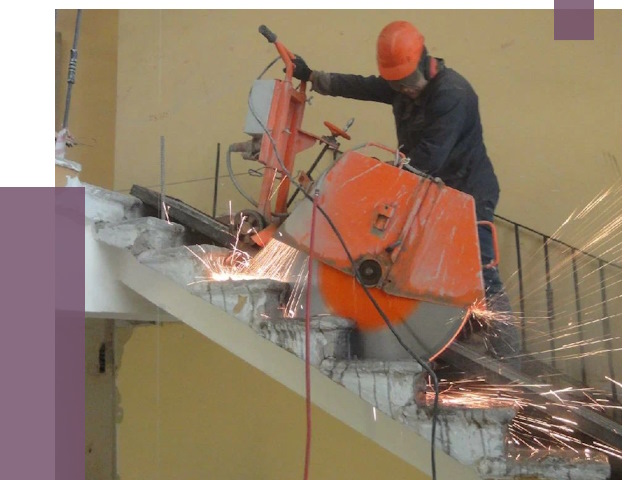 Демонтаж бетонных лестниц в Новотроицке от 4711 руб. за м2 | ПРОЛЁТ-Нвт