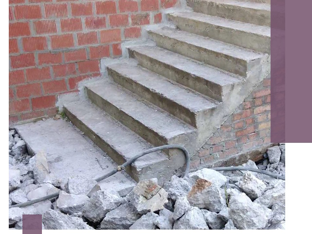 Демонтаж бетонных лестниц в Новотроицке: быстро и безопасно