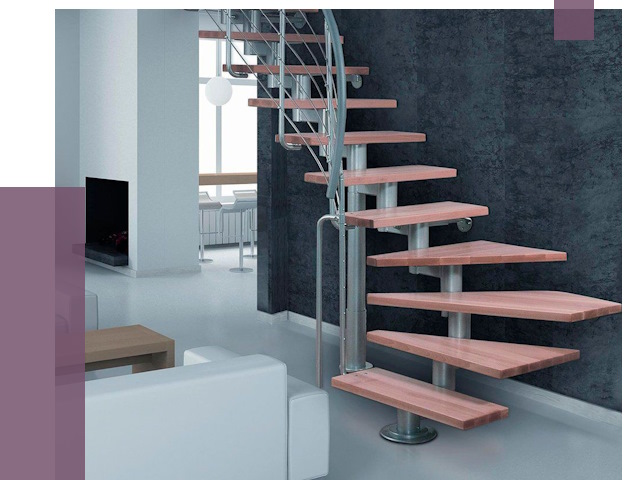 Модульные лестницы в Новотроицке от 17272 руб. — купить в ПРОЛЁТ-Нвт