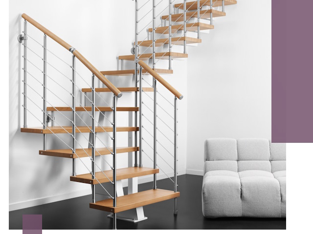 Модульные лестницы под ключ в Новотроицке — монтаж и изготовление