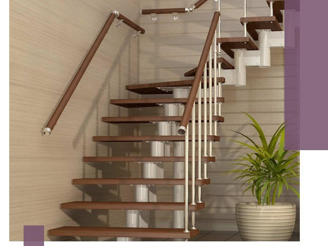 Изготовление модульных лестниц под ключ в Новотроицке