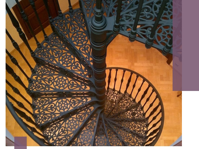 Винтовые лестницы под ключ в Новотроицке: производство и монтаж