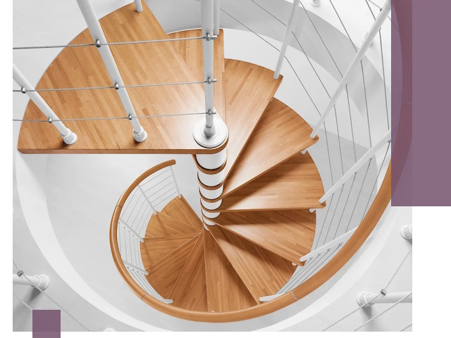 Изготовление винтовых лестниц под ключ в Новотроицке