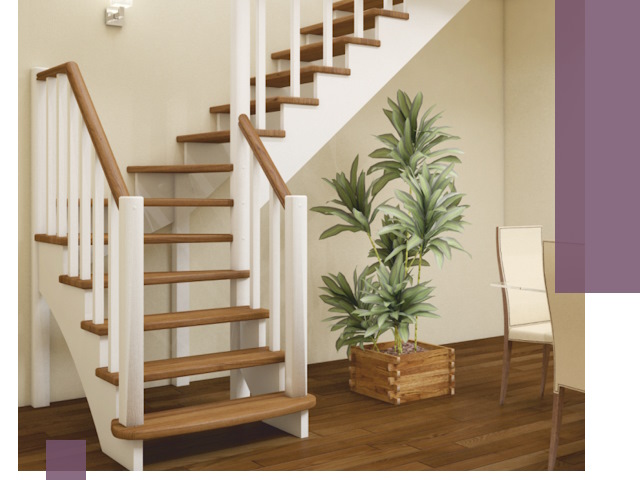 Г-образные лестницы под ключ в Новотроицке — изготовление и монтаж