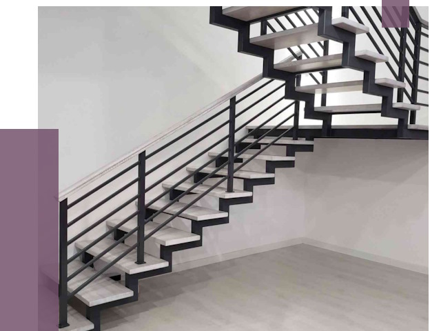 Лестницы на металлокаркасе под ключ в Новотроицке от 13085 руб. | ПРОЛЁТ-Нвт