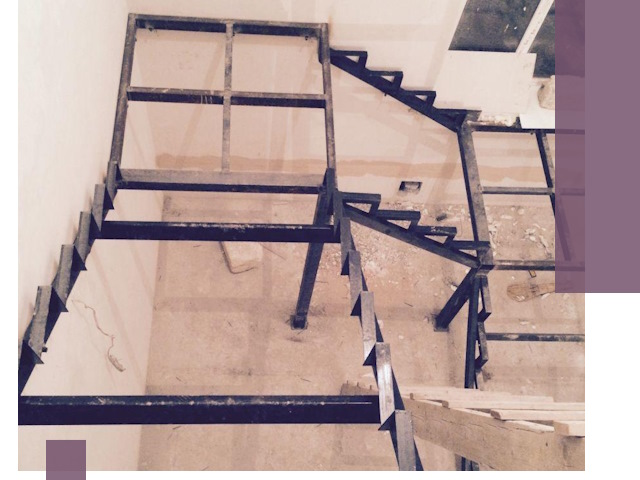 Монтаж лестниц на металлокаркасе в Новотроицке быстро и качественно