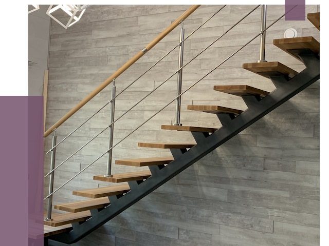 Изготовление лестниц на монокосоуре в Новотроицке от 77987 руб. 