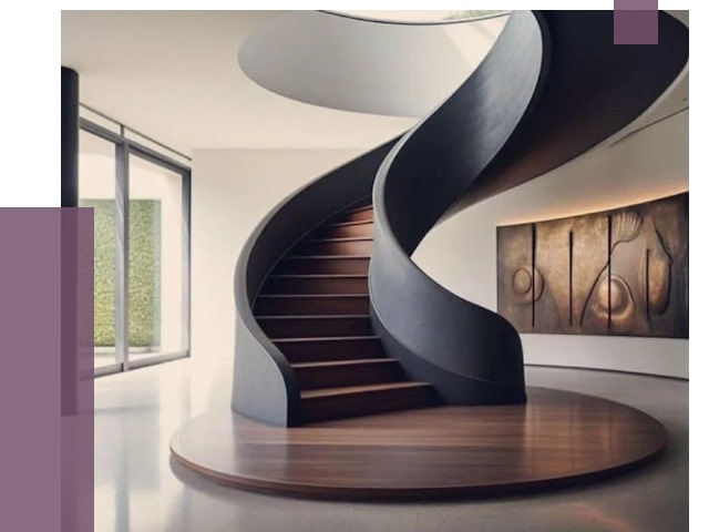 Элитные лестницы под заказ в Новотроицке от 193658 руб. — ПРОЛЁТ-Нвт