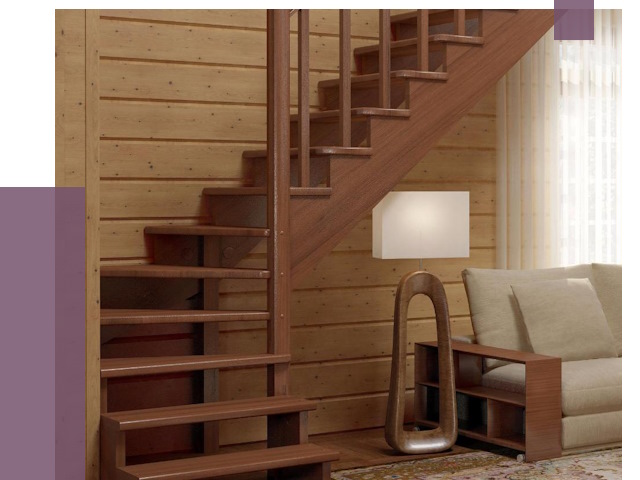 Лестницы эконом класса в Новотроицке от 18685 руб. бюджетные решения