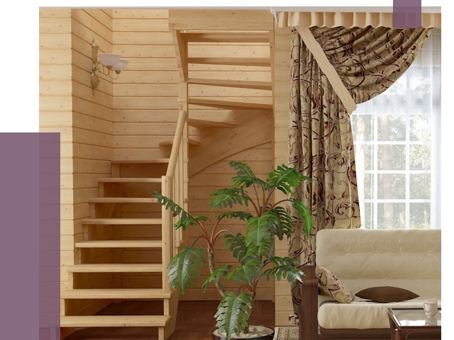 Лестницы для дачи в Новотроицке от 77725 руб.  | ПРОЛЁТ-Нвт