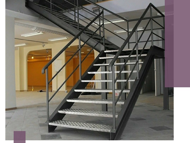 Лестницы для офиса в Новотроицке: изготовление, монтаж, демонтаж