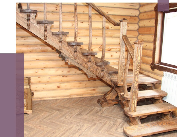 Лестницы в баню в Новотроицке от 19575 руб. — изготовление | ПРОЛЁТ-Нвт