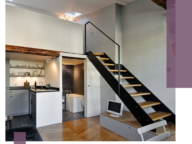 Лестницы на антресоль под ключ в Новотроицке — изготовление и монтаж