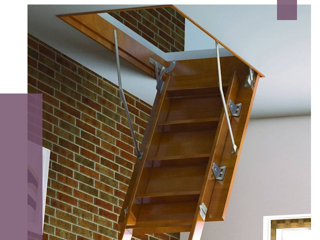 Установка чердачной лестницы в Новотроицке от 8008 руб. | ПРОЛЁТ-Нвт