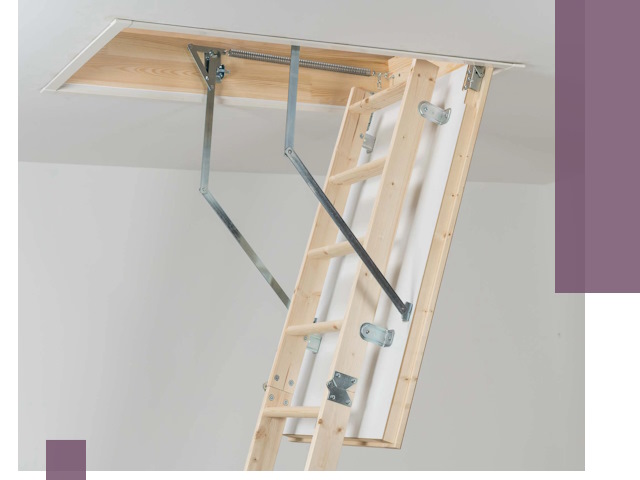 Установка чердачной лестницы под ключ в Новотроицке