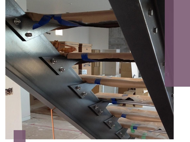 Усиление лестничных конструкций и усиление опор в Новотроицке