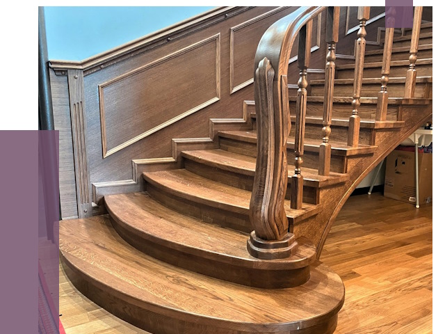 Дубовые лестницы под ключ в Новотроицке от 180573 руб. — ПРОЛЁТ-Нвт