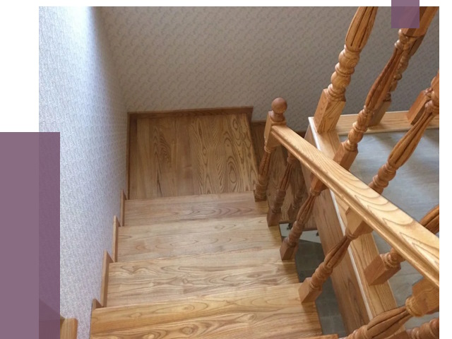 Сосновые лестницы в Новотроицке под ключ от 8270 руб.  | ПРОЛЁТ-Нвт