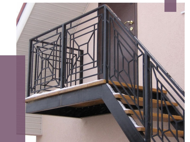 Металлические перила в Новотроицке от 4397 руб.  | ПРОЛЁТ-Нвт