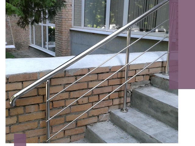 Перила из нержавеющей стали высокого качества в Новотроицке