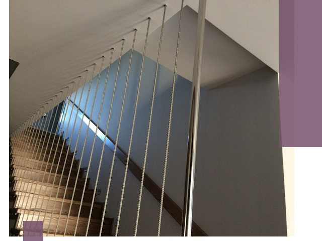 Тросовые перила под ключ в Новотроицке — производство и монтаж