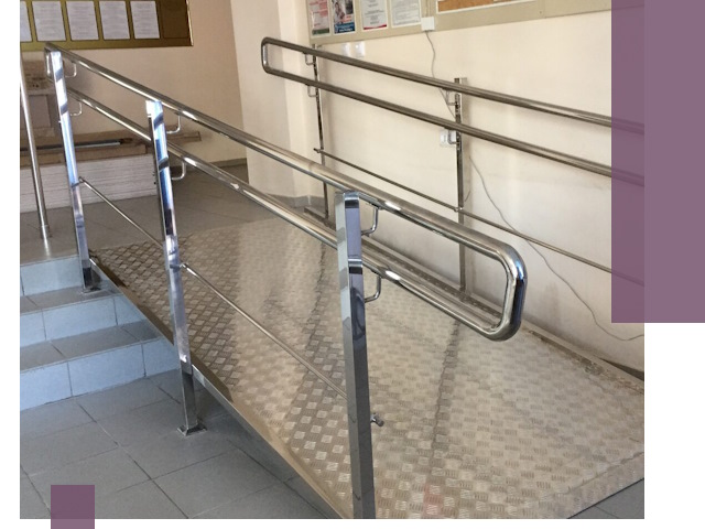 Перила для инвалидов в Новотроицке — надежные поручни и ограждения