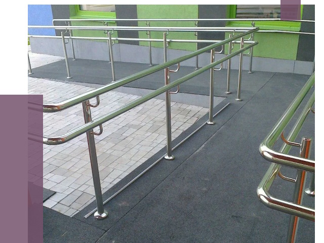 Ограждения пандусов в Новотроицке от 4449 руб. монтаж | ПРОЛЁТ-Нвт