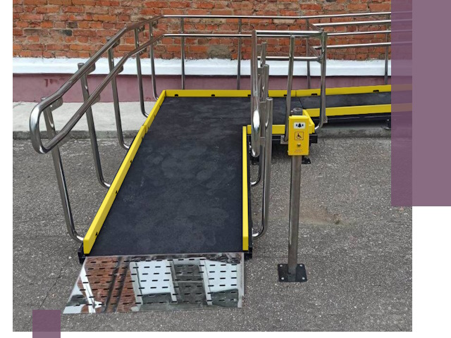 Изготовление наклонных пандусов для инвалидов в Новотроицке