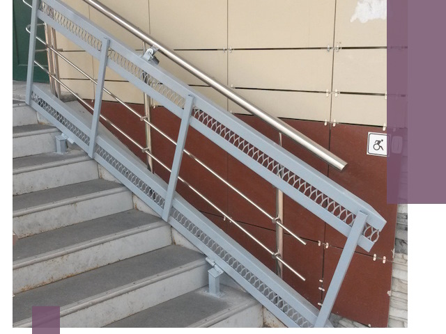 Изготовление откидных пандусов под ключ в Новотроицке