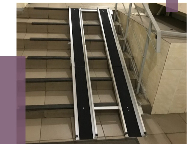 Установка пандуса в подъезд в Новотроицке от 8165 руб. под ключ | ПРОЛЁТ-Нвт