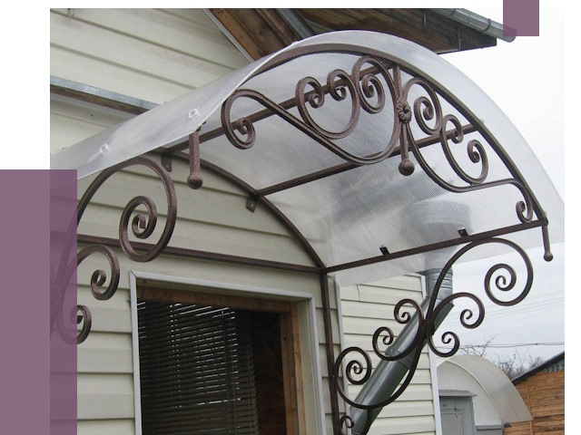 Изготовление козырьков в Новотроицке от 7537 руб. — заказать | ПРОЛЁТ-Нвт