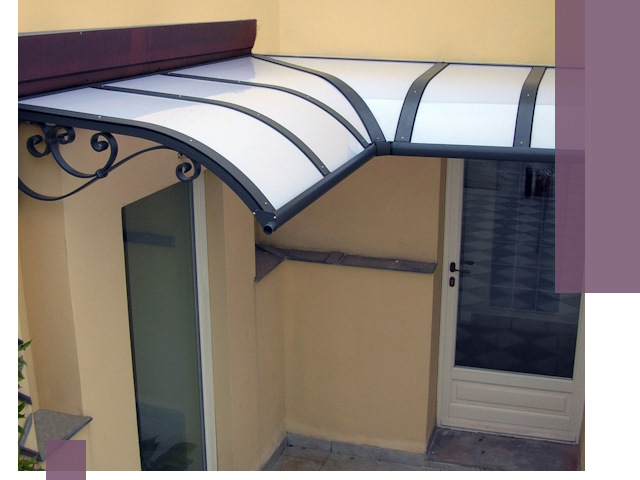 Монтаж козырьков любой сложности в Новотроицке под ключ