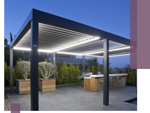 Навесы отдельно стоящие под ключ в Новотроицке из металла и поликарбоната