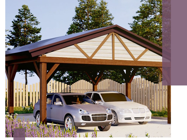 Навесы для автомобиля в Новотроицке — изготовление и монтаж