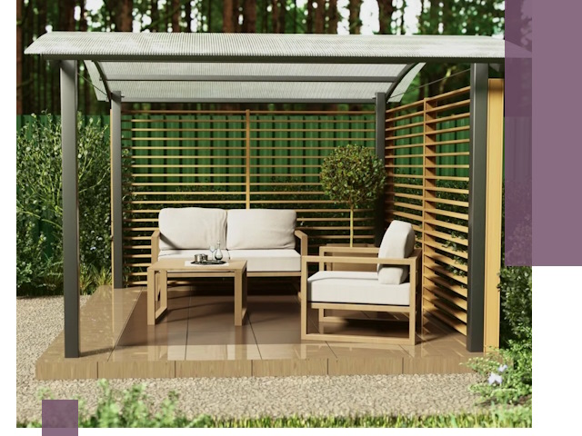 Навесы для дачи в Новотроицке: изготовление, монтаж и демонтаж