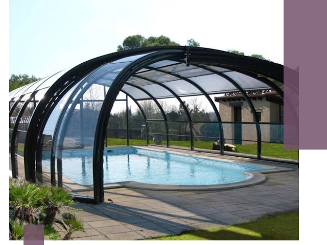 Навесы для бассейна в Новотроицке: изготовление и монтаж под ключ