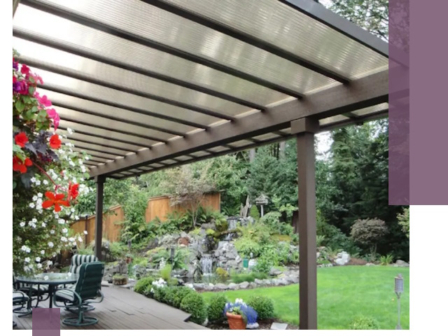 Навесы из поликарбоната под ключ в Новотроицке быстро и надёжно