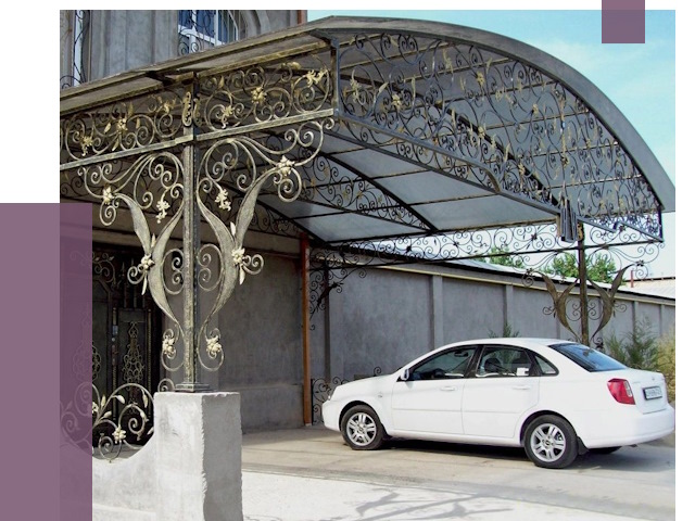 Кованые навесы в Новотроицке от 14917 руб. | ПРОЛЁТ-Нвт