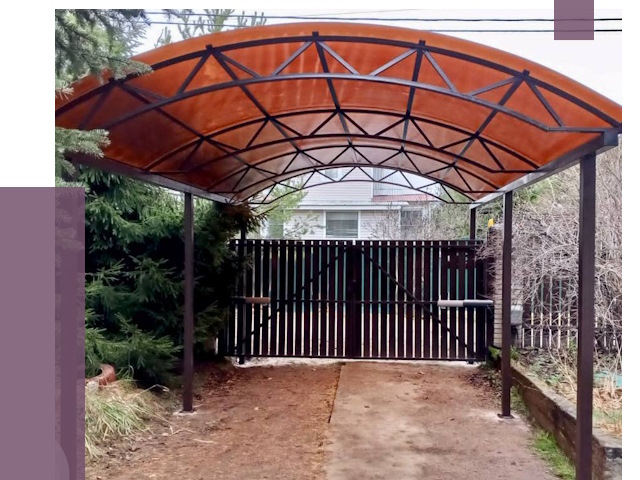 Арочные навесы в Новотроицке от 13033 руб. — изготовление и монтаж | ПРОЛЁТ-Нвт