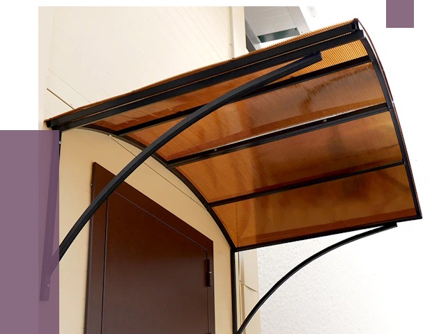 Недорогие козырьки в Новотроицке от 7767 руб.  | ПРОЛЁТ-Нвт