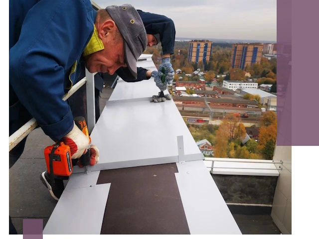 Монтаж парапетов в Новотроицке — установка прочных металлических ограждений