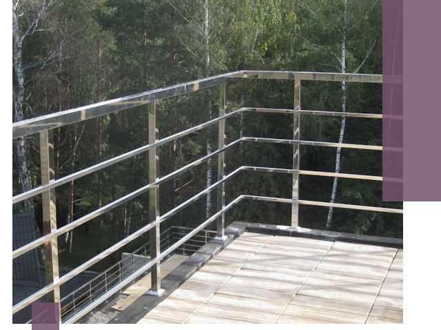 Парапеты из нержавеющей стали в Новотроицке — изготовление и монтаж