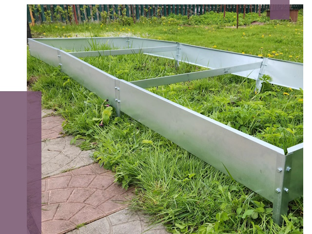 Металлические бордюры для грядок в Новотроицке от 1832 руб. 