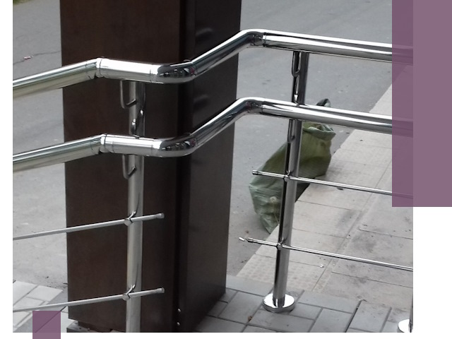 Монтаж поручней из нержавеющей стали в Новотроицке качественно и быстро